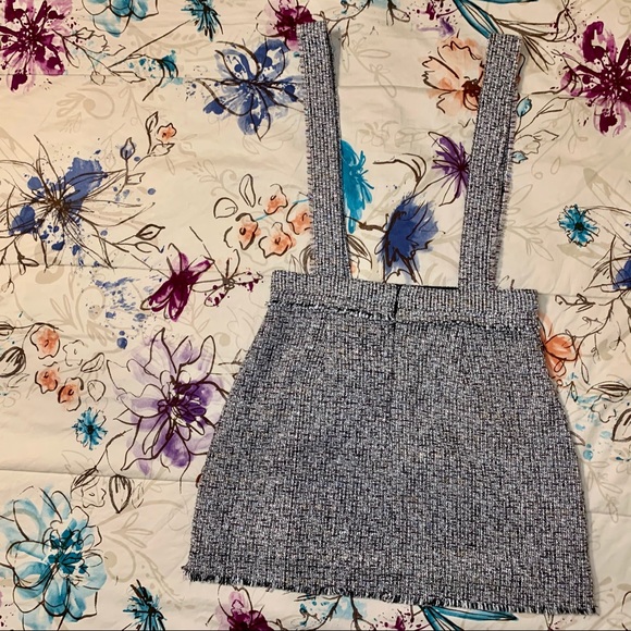 Zara Tweed Skirt with Suspenders - Picture 11 of 14